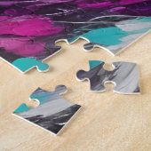 Abstrakte Farbspritze Puzzle (Seite)