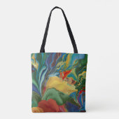 abstrakte Farbstoffe spritzen Wasserfarben Tasche (Rückseite)