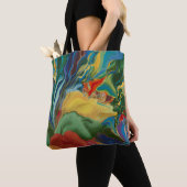 abstrakte Farbstoffe spritzen Wasserfarben Tasche (Von Nahem)