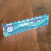 Abstrakte Farbstreifen für benutzerdefinierte Logo Namensplakette (Seite)