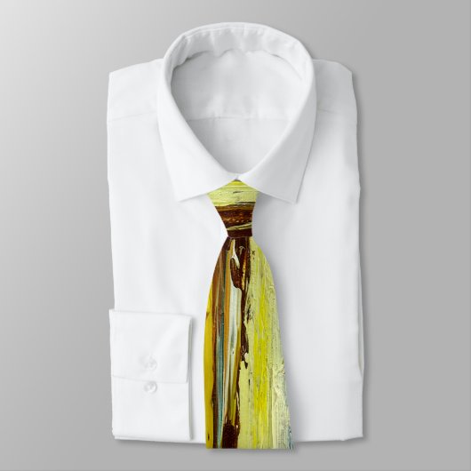 Abstrakte Farbstreifen Krawatte (Gebunden)