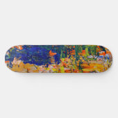 Abstrakte Farbstriche von der Palette des Künstler Skateboard (Horizontal)