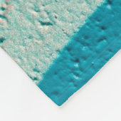 Abstrakte Farbstruktur Fleecedecke (Ecke)