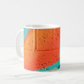 Abstrakte Farbstruktur Kaffeetasse (Vorderseite Links)