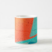 Abstrakte Farbstruktur Kaffeetasse (Mittel)