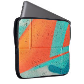 Abstrakte Farbstruktur Laptopschutzhülle (Vorne Rechts)