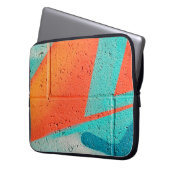 Abstrakte Farbstruktur Laptopschutzhülle (Vorderseite Links)