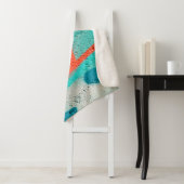 Abstrakte Farbstruktur Sherpadecke (Beispiel)