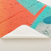 Abstrakte Farbstruktur Sherpadecke (3/4)