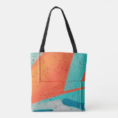 Abstrakte Farbstruktur Tasche (Rückseite)