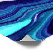 Abstrakte Farbstudie 102, Poster (Ecke)