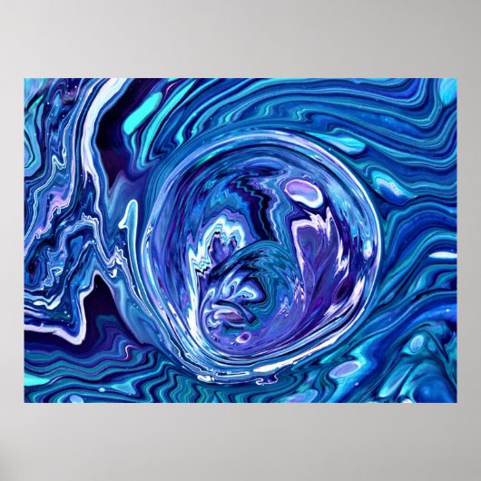 Abstrakte Farbstudie 102, Poster (Vorne)