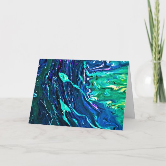 Abstrakte Farbstudie 103, Karte (Vorderseite)