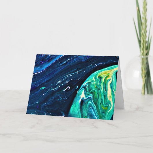 Abstrakte Farbstudie 105, Karte (Vorderseite)