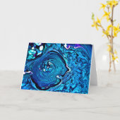 Abstrakte Farbstudie 112, Karte (Gelbe Blume)