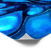 Abstrakte Farbstudie 112, Poster (Ecke)