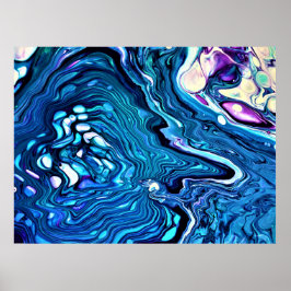 Abstrakte Farbstudie 116, Poster