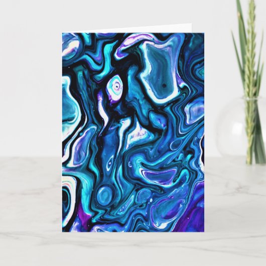 Abstrakte Farbstudie 118, Karte (Vorderseite)