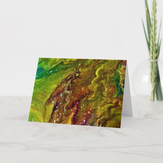 Abstrakte Farbstudie 11, Karte (Vorderseite)