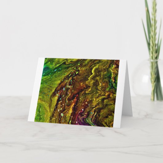 Abstrakte Farbstudie 11, Karte (Vorderseite)