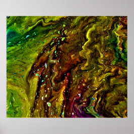 Abstrakte Farbstudie 11, Poster