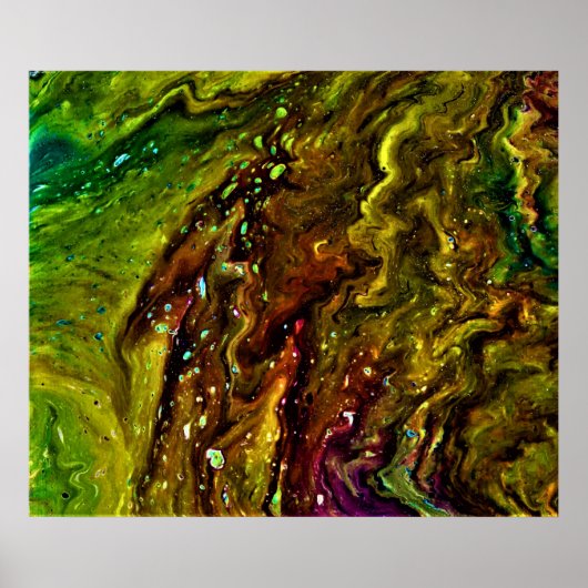 Abstrakte Farbstudie 11, Poster (Vorne)