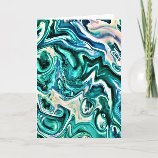 Abstrakte Farbstudie 121, Karte (Vorderseite)