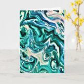 Abstrakte Farbstudie 121, Karte (Gelbe Blume)