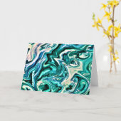 Abstrakte Farbstudie 121, Karte (Gelbe Blume)