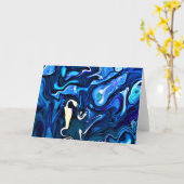 Abstrakte Farbstudie 122, Karte (Gelbe Blume)