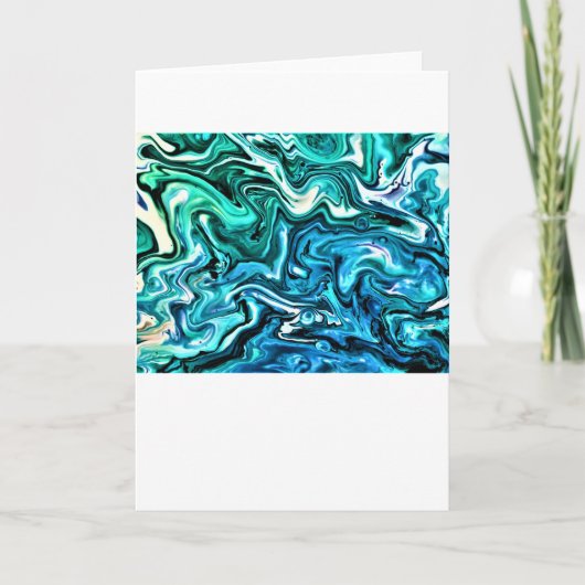 Abstrakte Farbstudie 123, Karte (Vorderseite)