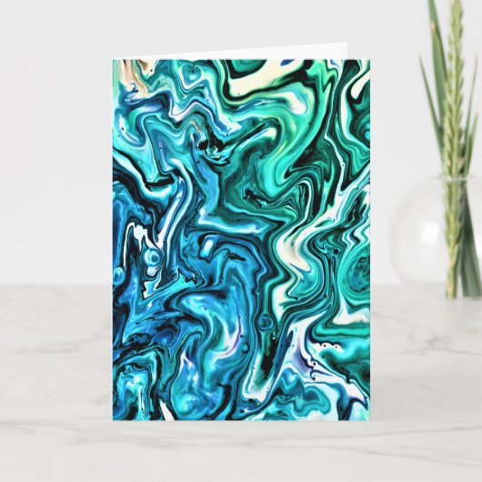 Abstrakte Farbstudie 123, Karte (Vorderseite)