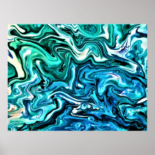 Abstrakte Farbstudie 123, Poster (Vorne)