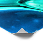 Abstrakte Farbstudie 125, Poster (Ecke)