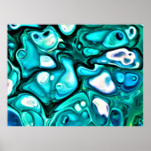 Abstrakte Farbstudie 125, Poster (Vorne)