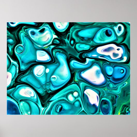 Abstrakte Farbstudie 125, Poster (Vorne)