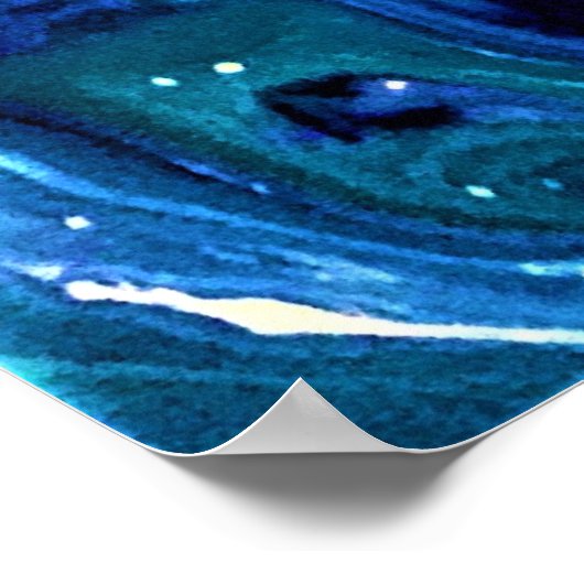 Abstrakte Farbstudie 126, Poster (Ecke)