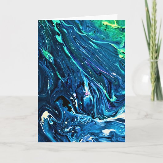 Abstrakte Farbstudie 128, Karte (Vorderseite)