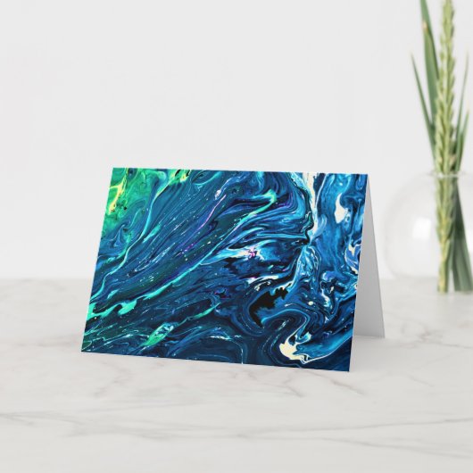 Abstrakte Farbstudie 128, Karte (Vorderseite)