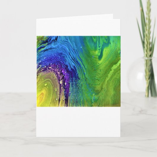 Abstrakte Farbstudie 12, Karte (Vorderseite)