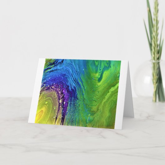 Abstrakte Farbstudie 12, Karte (Vorderseite)