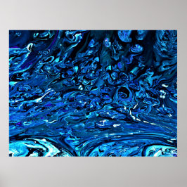 Abstrakte Farbstudie 130, Poster