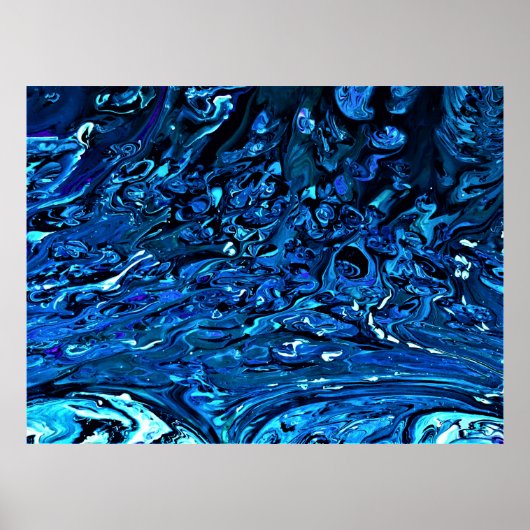 Abstrakte Farbstudie 130, Poster (Vorne)