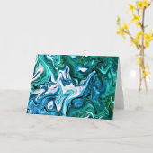 Abstrakte Farbstudie 132, Karte (Gelbe Blume)