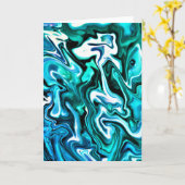 Abstrakte Farbstudie 136, Karte (Gelbe Blume)