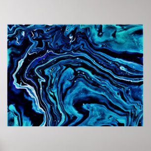 Abstrakte Farbstudie 137, Poster