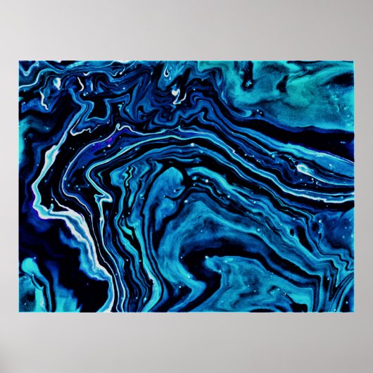 Abstrakte Farbstudie 137, Poster (Vorne)