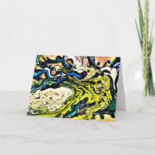 Abstrakte Farbstudie 13, Karte (Vorderseite)