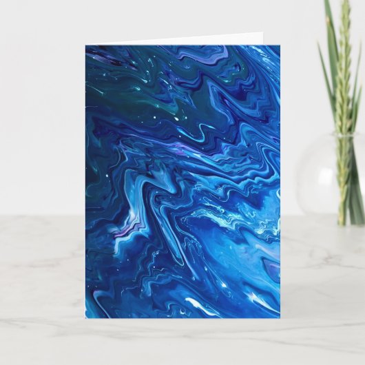 Abstrakte Farbstudie 141, Karte (Vorderseite)