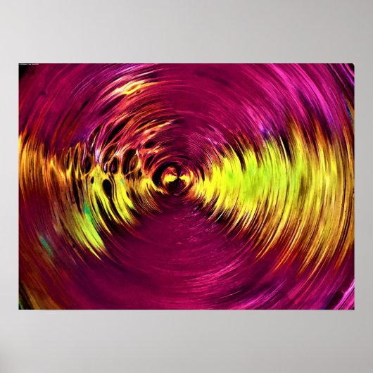 Abstrakte Farbstudie 142, Poster (Vorne)